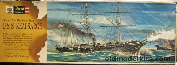 Revell 1/96 USS Kearsarge Civil War Steam Sloop, H391-995 plastic model kit